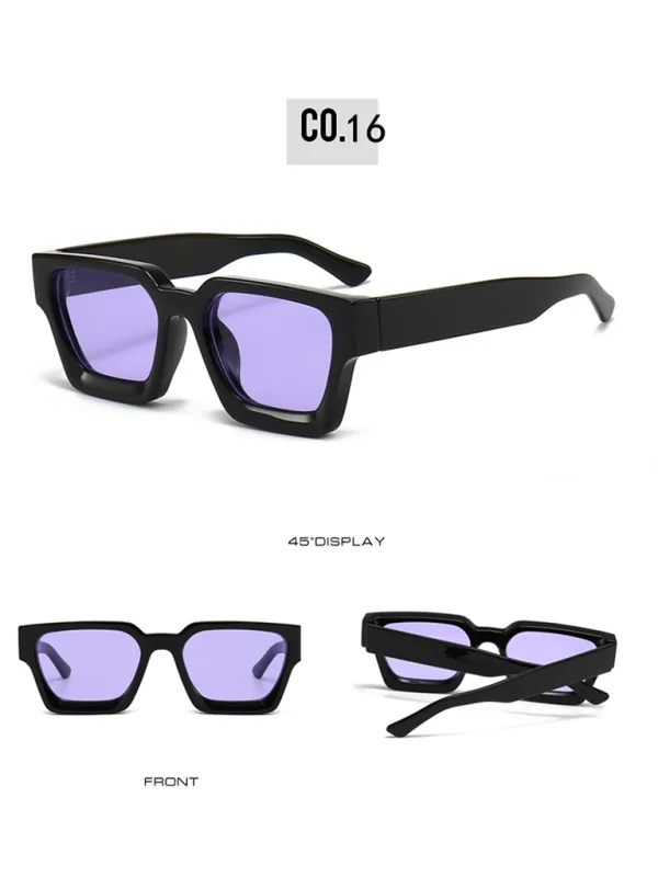TEEK - Thick Frame Square Sunglasses