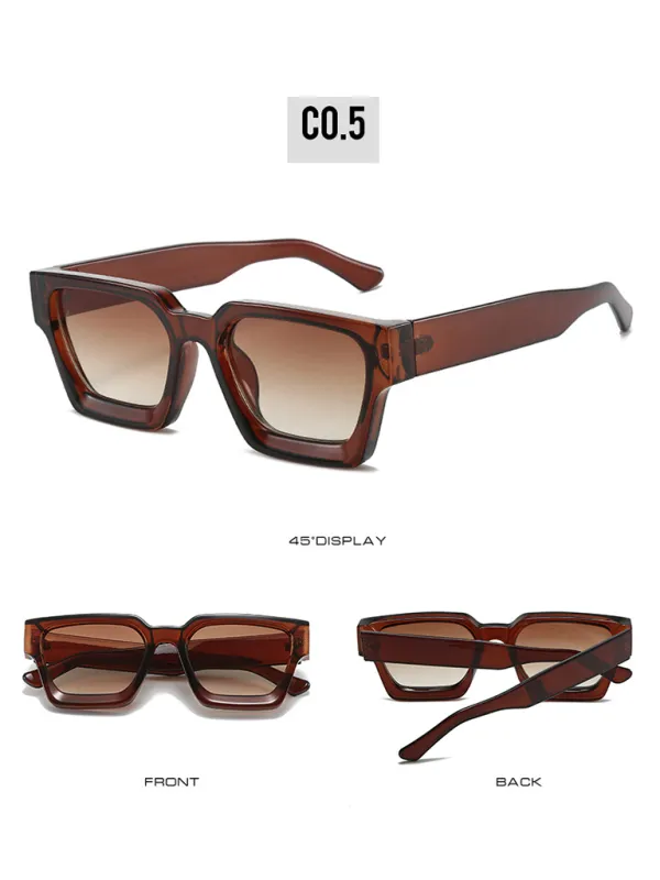 TEEK - Thick Frame Square Sunglasses