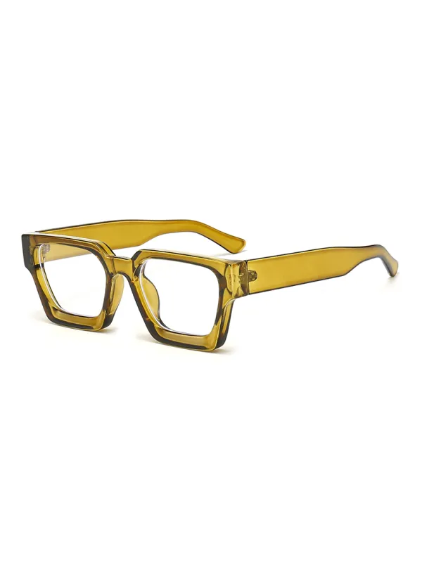 TEEK - Thick Frame Square Sunglasses