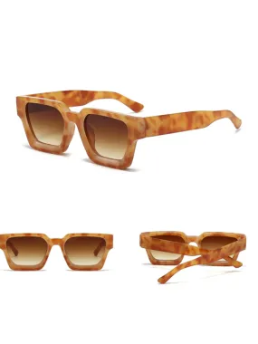 TEEK - Thick Frame Square Sunglasses