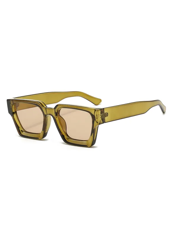 TEEK - Thick Frame Square Sunglasses