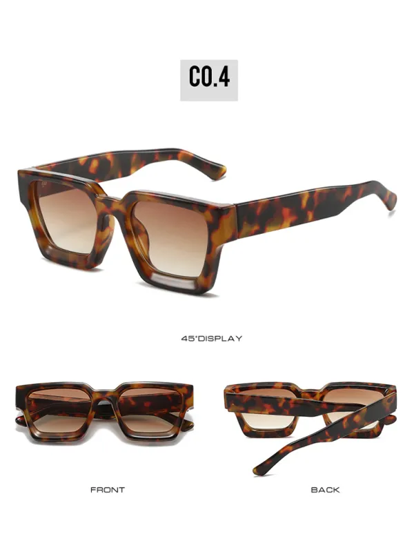 TEEK - Thick Frame Square Sunglasses