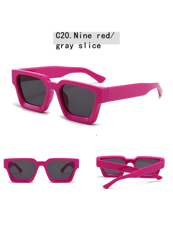TEEK - Thick Frame Square Sunglasses