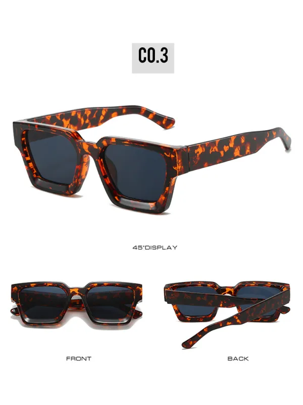 TEEK - Thick Frame Square Sunglasses