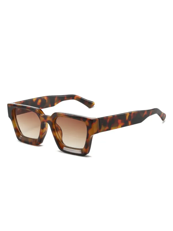 TEEK - Thick Frame Square Sunglasses