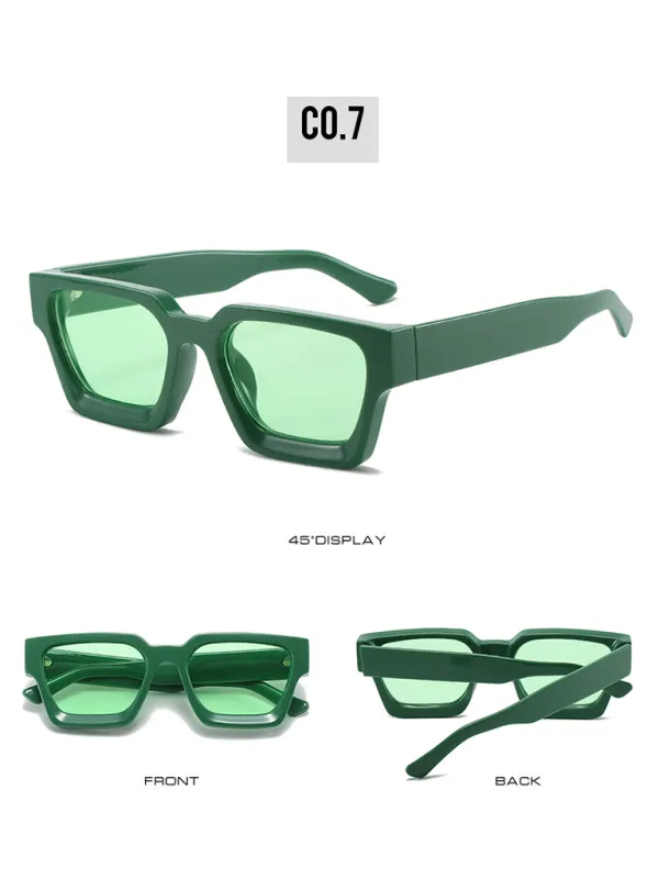 TEEK - Thick Frame Square Sunglasses