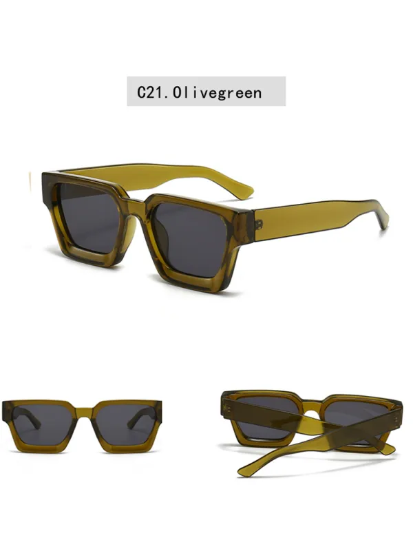 TEEK - Thick Frame Square Sunglasses