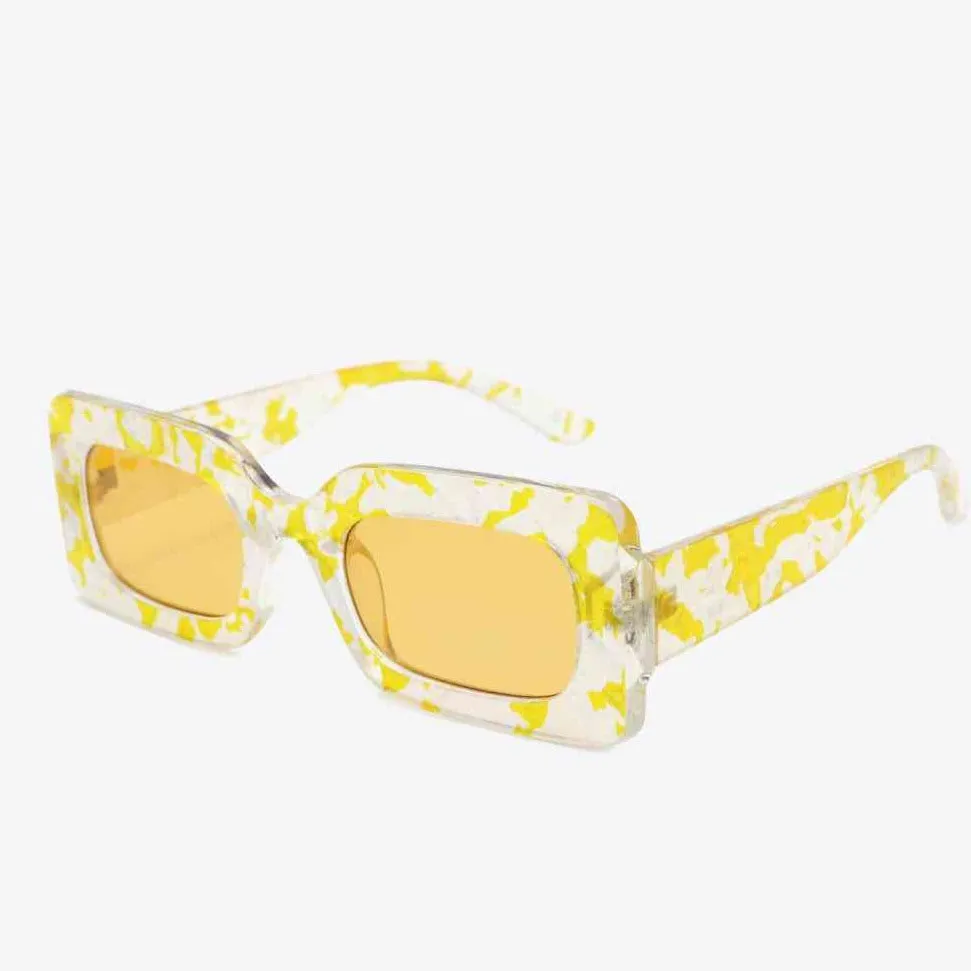 TEEK - Tortoiseshell Rectangle Sunglasses