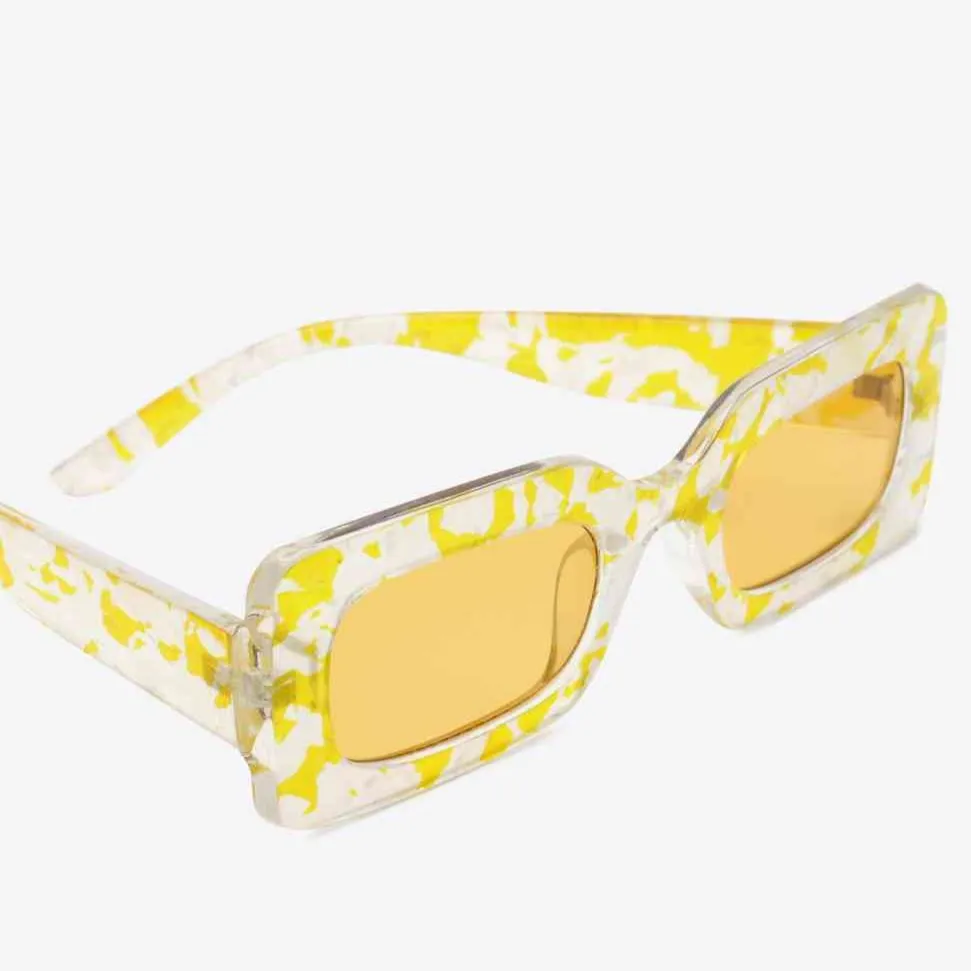 TEEK - Tortoiseshell Rectangle Sunglasses
