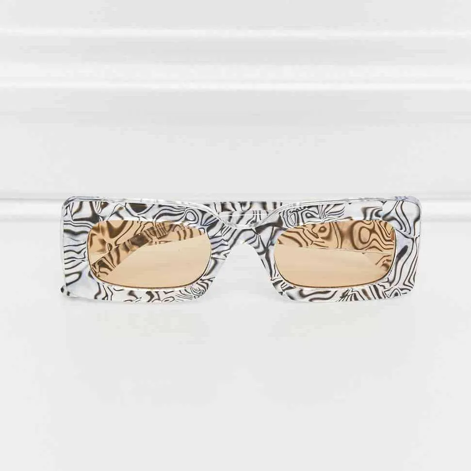 TEEK - Tortoiseshell Rectangle Sunglasses