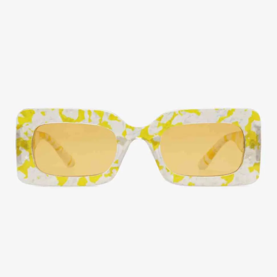 TEEK - Tortoiseshell Rectangle Sunglasses