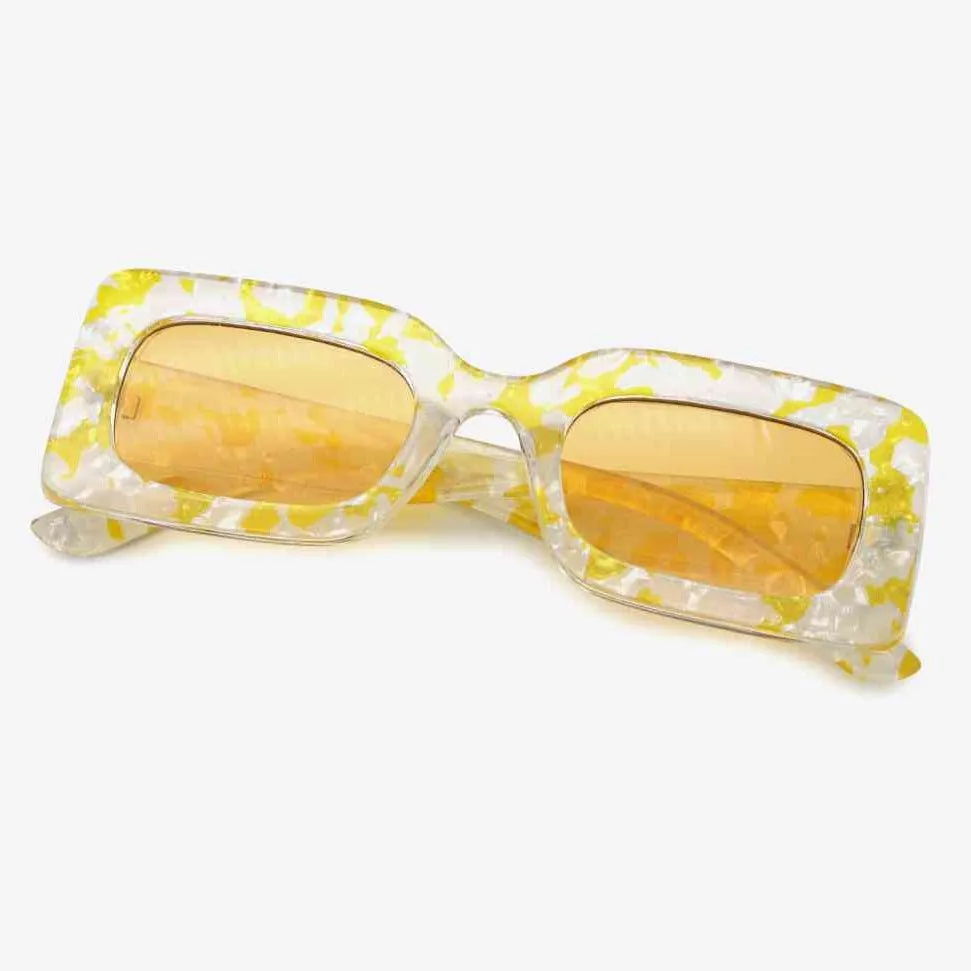 TEEK - Tortoiseshell Rectangle Sunglasses