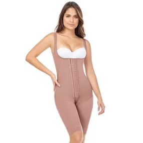 Thigh Liposuction Post-Surgery Faja with hook&eye compression levels, High back & Open bust MariaE FQ111
