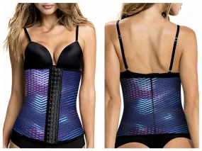 TrueShapers 1032 Latex free Workout Waist Training Cincher Color 06-Print