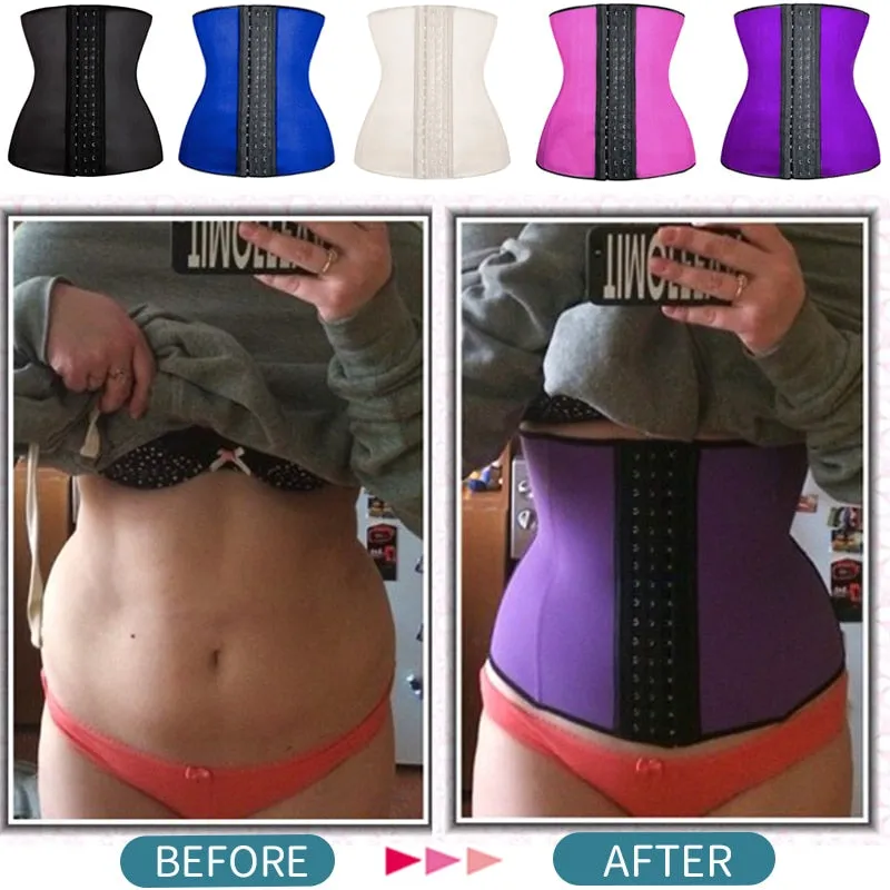 Waist Cincher Steel Boned Waist Trainer Corset Underwear Slimming Body Shaper