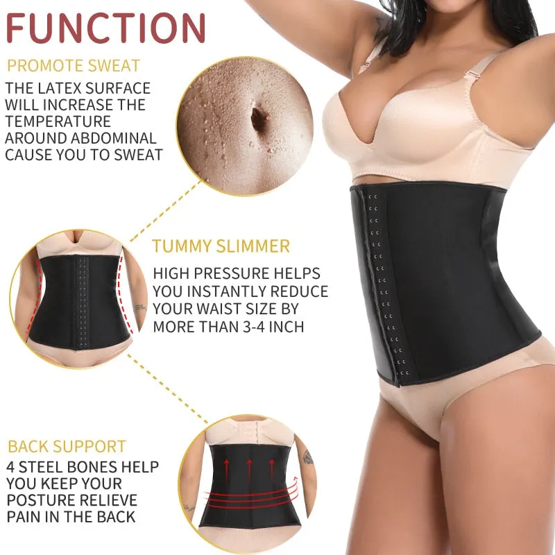 Waist Cincher Steel Boned Waist Trainer Corset Underwear Slimming Body Shaper