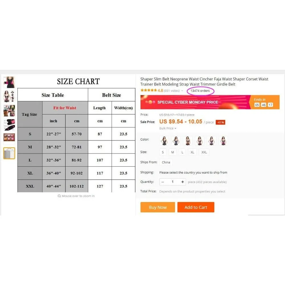 Waist Trainer, Shaper Slim Belt Neoprene Waist Trainer Cincher Faja Waist Shaper Corset Belt Modeling Strap Waist Trimmer Girdle