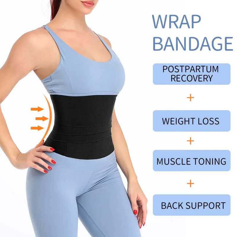 Waist Trainer Women Slimming Sheath Snatch Me Up Bandage Wrap Body Shaper Tummy Shapewear Trimmer Belt Corset Top Stretch Bands