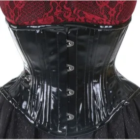 Women Vinyl Steel Boned Gothic Corset Waist Cinchers