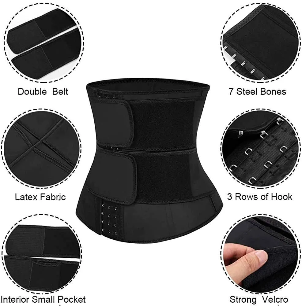 Women Waist Trainer Corset Sport Girdle Slimming Shaper(Sauna Sweat Faja)