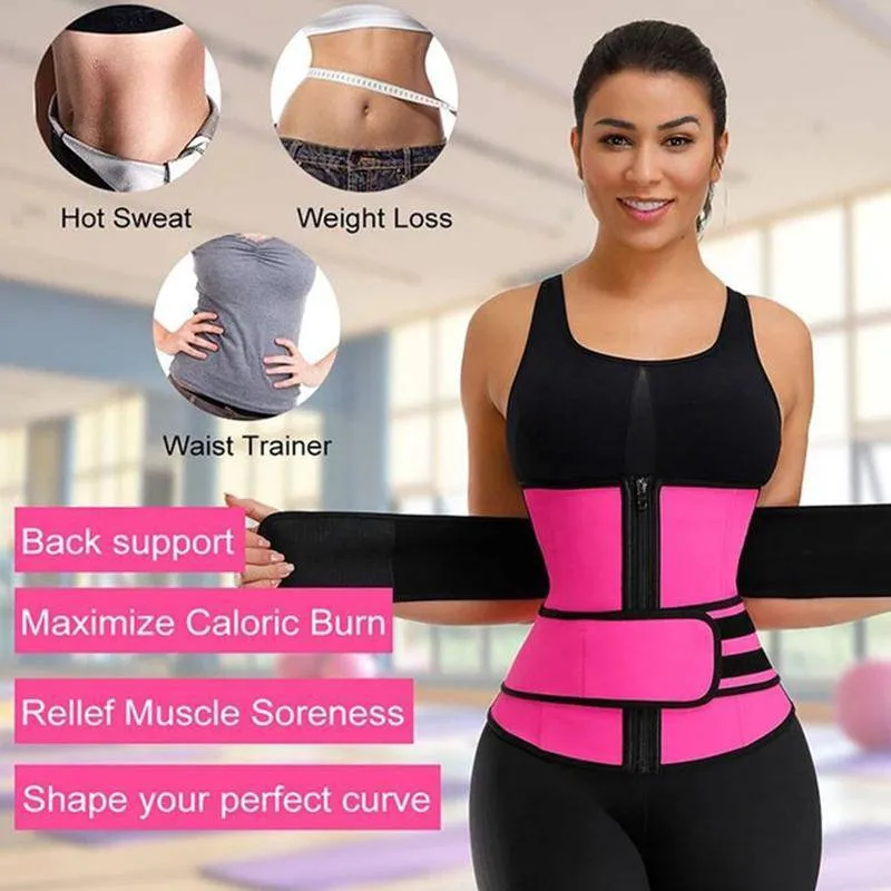 Women Waist Trainer Corset Sport Girdle Slimming Shaper(Sauna Sweat Faja)