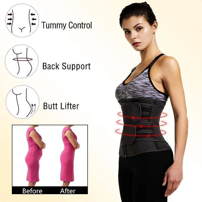 Women Waist Trainer Corset Sport Girdle Slimming Shaper(Sauna Sweat Faja)