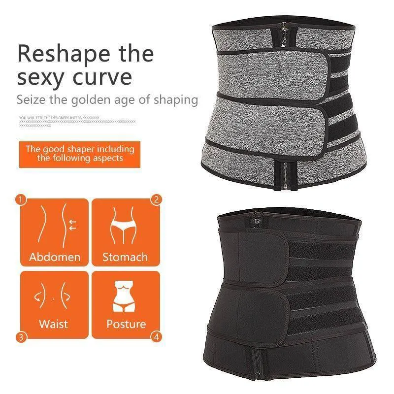 Women Waist Trainer Corset Sport Girdle Slimming Shaper(Sauna Sweat Faja)