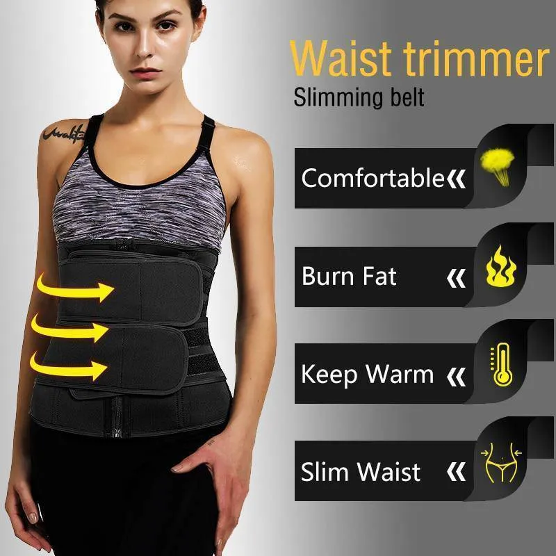 Women Waist Trainer Corset Sport Girdle Slimming Shaper(Sauna Sweat Faja)