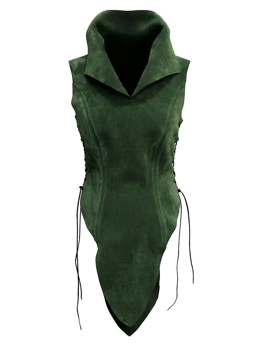 Women's Wood Elf Leather Jerkin